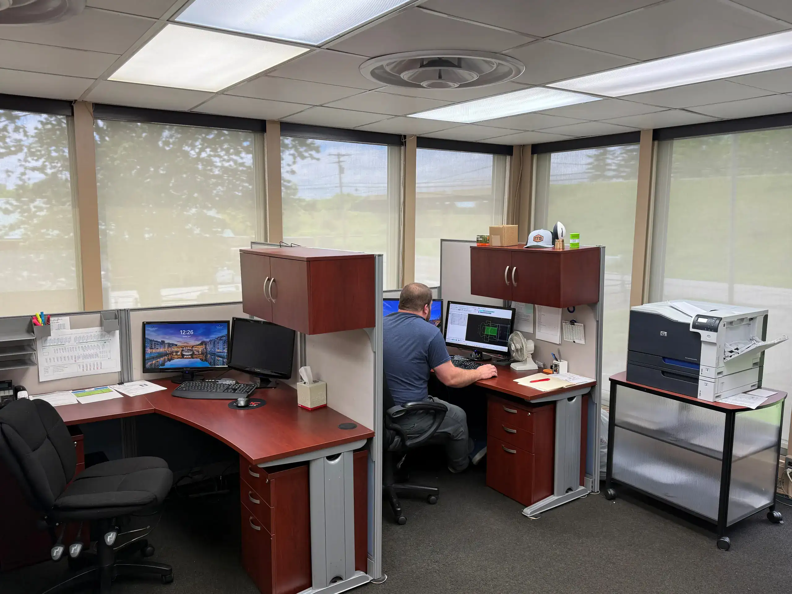 Gates Albert engineering and print-review office
