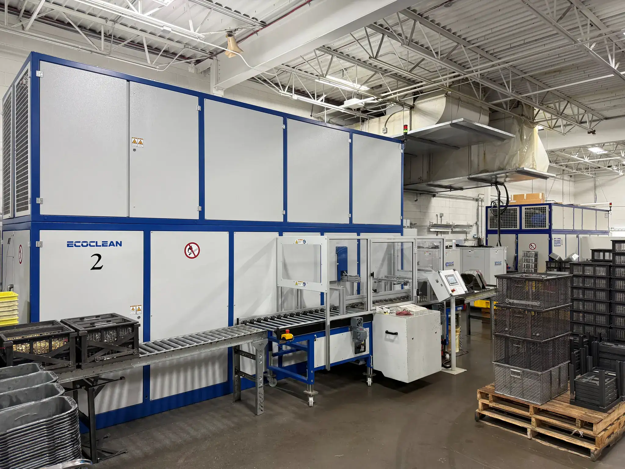 Dürr Ecoclean parts cleaning system at Gates Albert