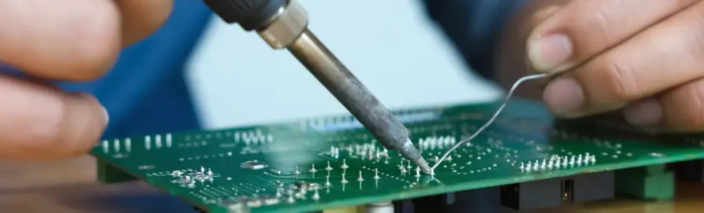 Electronics circuit board assembly — precision turned components